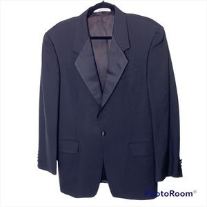 Karl Lagerfeld Wool Blazer Sport Coat Jacket Black Size 38